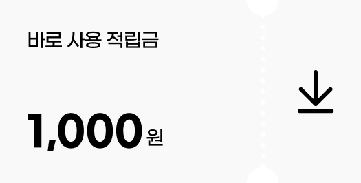 바로 사용 적립금