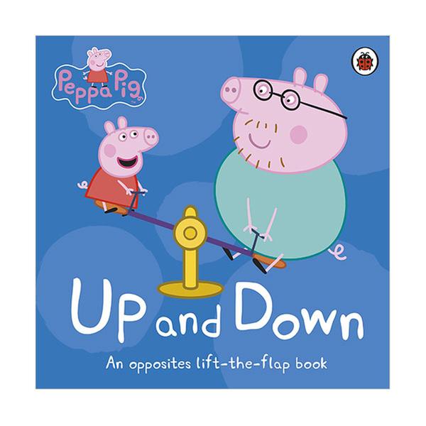 ★홀세일★[원서] 페파피그 보드북 Peppa Pig : Up and Down : Lift-the-Flap Book (영국판)