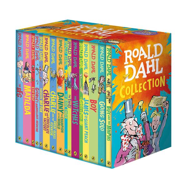 (원서) [로알드달][흑백] Roald Dahl Collection : 16 Books Box Set (Paperback, 16권, 영국판)