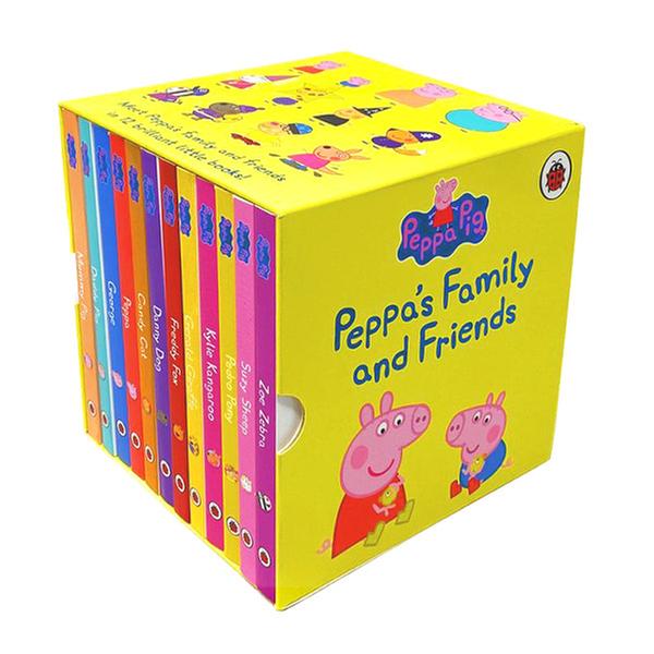 (원서)Peppa's Family and Friends 12 Books Box Set (Board book,영국판) (CD없음)