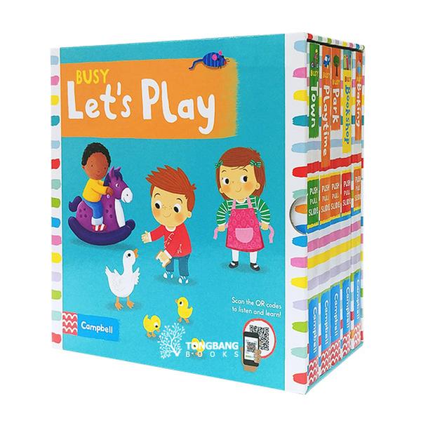 (원서)Busy Let's Play 5 Book Slipcase (Board book, 5종, 영국판) (QR음원)