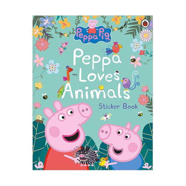 [원서] 페파피그 스티커북 Peppa Pig : Peppa Loves Animals : Sticker Book (Paperback, 영국판)