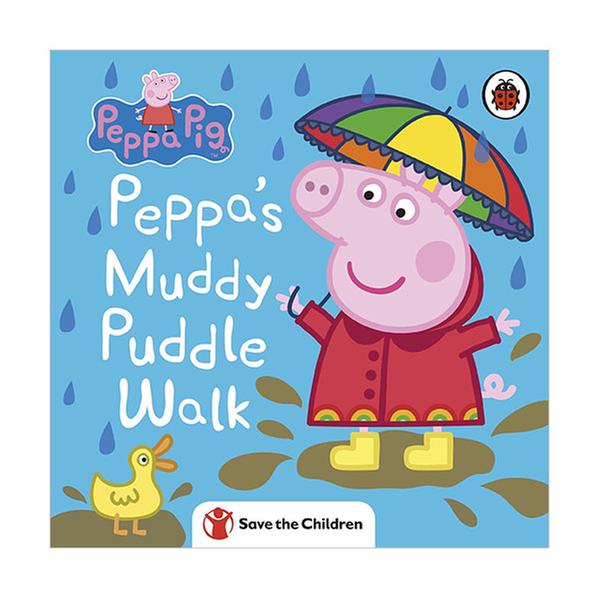 (원서)Peppa Pig : Peppa’s Muddy Puddle Walk (Board book, 영국판)