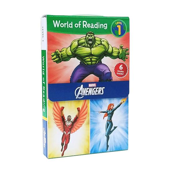 (원서)World of Reading Level 1 : Marvel Avengers 6종 리더스 Box Set (Paperback)(CD없음)