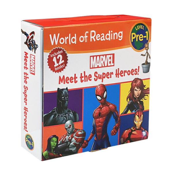 (원서)World of Reading Pre-Level 1 : Marvel : Meet the Super Heroes! 리더스 12종 Box Set (Paperback) (CD없음)