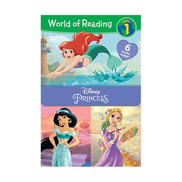 ★구구특가★(원서)World of Reading Level 1 : Disney Princess 6 Books Boxed Set (Paperback)(CD없음)