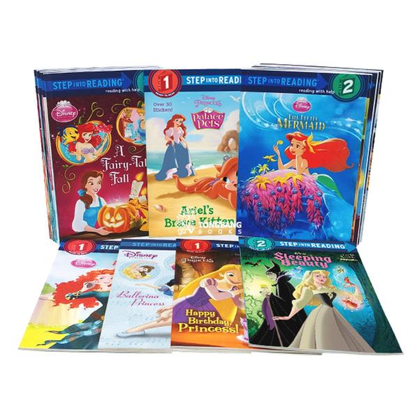 (원서)Step into Reading 1, 2단계 Disney Princess 리더스북 20종 세트 (Paperback) (CD 미포함)