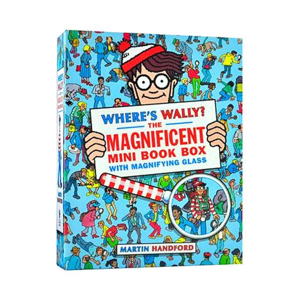 [원서] 월리를 찾아라! Where's Wally? The Magnificent Mini Book Box : 5종세트 (Paperback+돋보기)