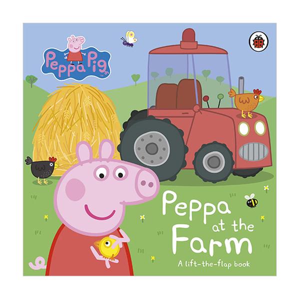 (원서)Peppa Pig : Peppa at the Farm : A Lift-the-Flap Book (Board book, UK)