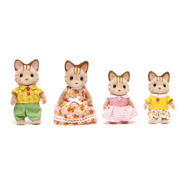 [토이] 실바니안 패밀리 - 줄무늬 고양이 가족