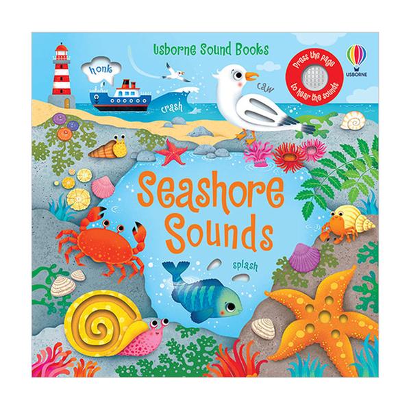 (원서) Seashore Sounds (Board book, UK)(어스본 사운드북)