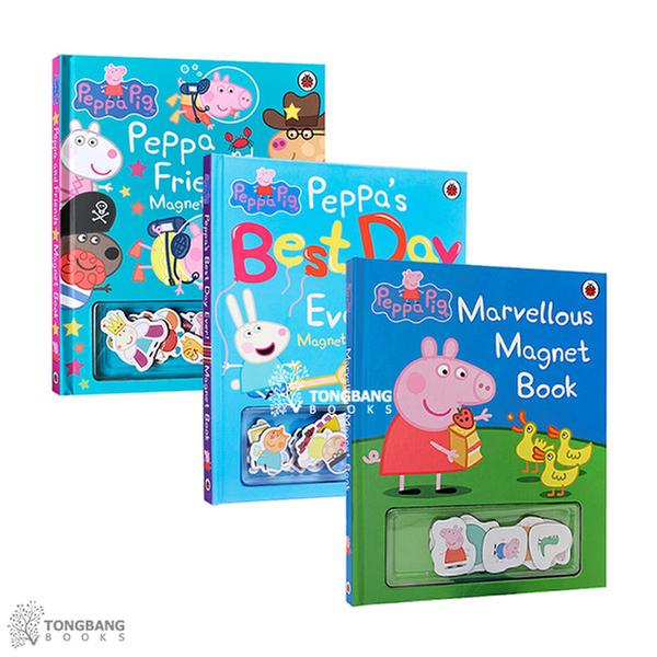 (원서) 페파피그 Peppa Pig 마그넷북 3종 세트 (Hardcover, 영국판) (CD없음)