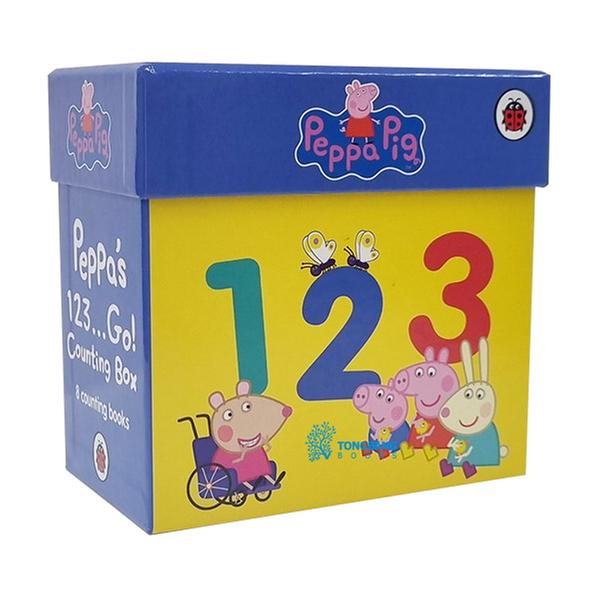 (원서) 페파피그 Peppa Pig 1 2 3 Go 8 Book Hinged Box Set (Boardbook, 영국판)(CD없음)
