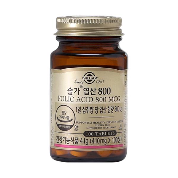 [솔가]엽산 800 100정