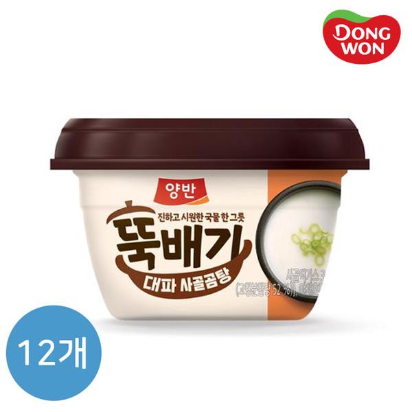 [동원] 양반 뚝배기 대파사골곰탕 281g x 12개