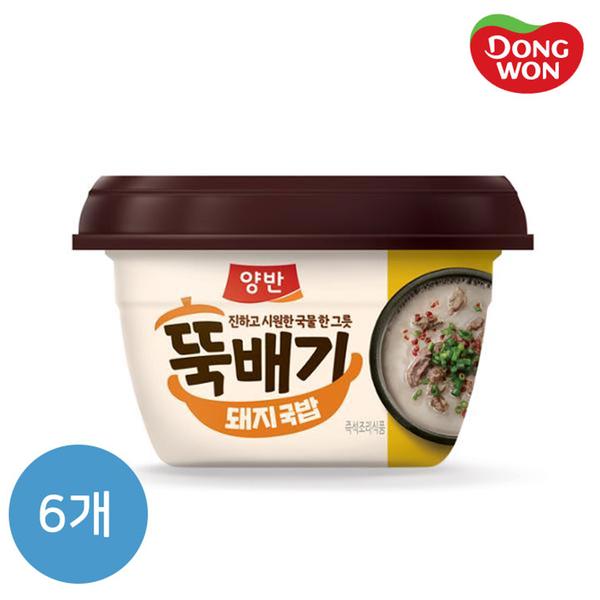 [동원] 양반 뚝배기 돼지국밥 282.5g x 6개