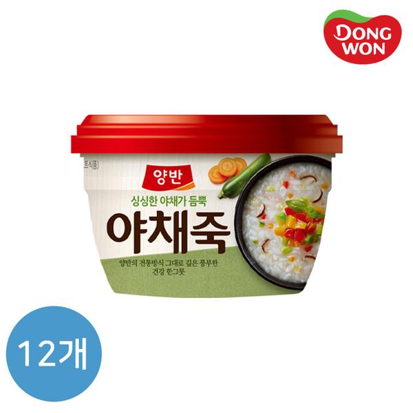 [동원] 양반 야채죽 287.5g X 12개