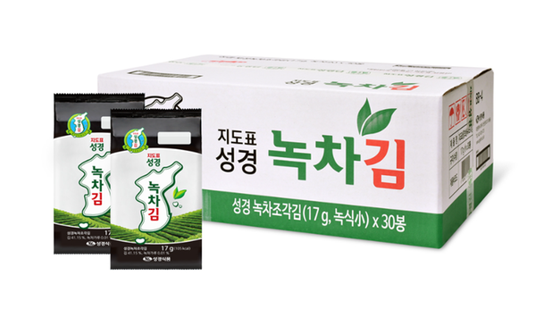 [성경식품] 녹차식탁김 17g*30봉