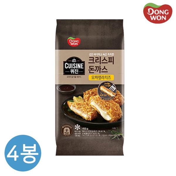 [동원] 퀴진 크리스피 돈까스(모짜렐라) 450g x 4봉