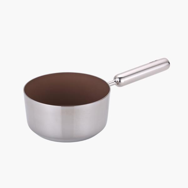[네오플램] 엣지팬 스텐 브라운 IH 18cm 밀크팬