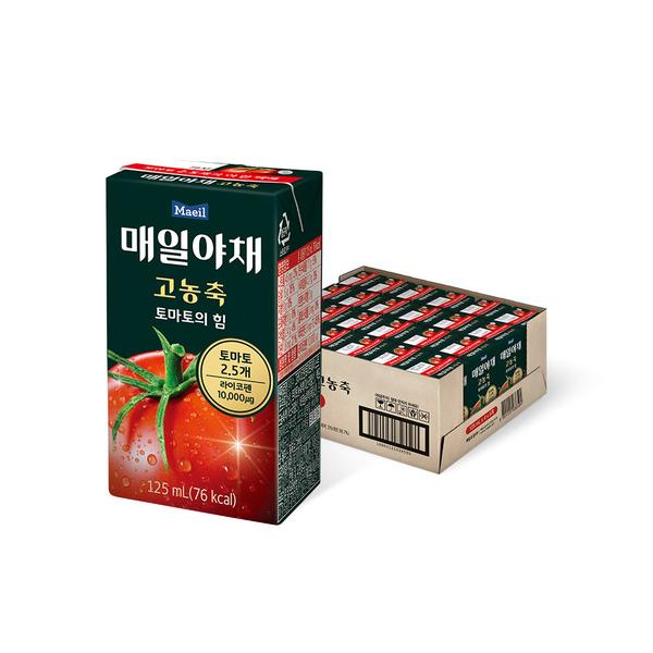 [매일유업] 매일야채 고농축 토마토의힘 125ml 24팩