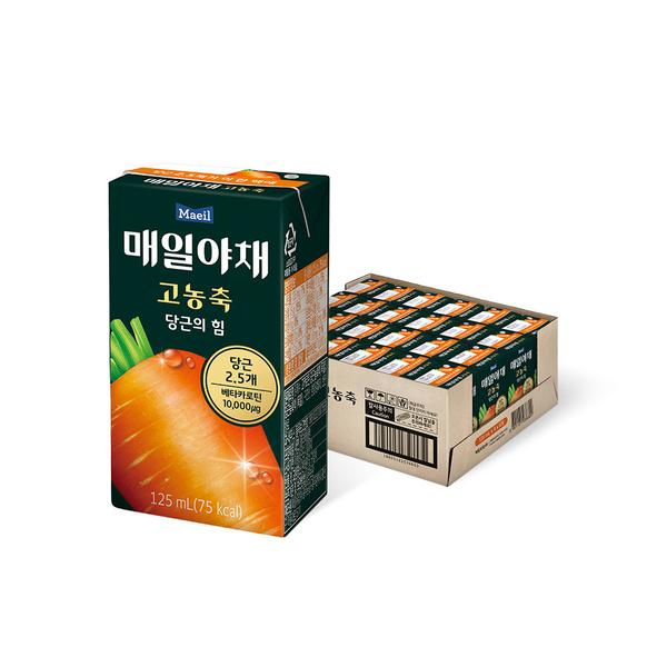 [매일유업] 매일야채 고농축 당근의 힘 125ml 24팩