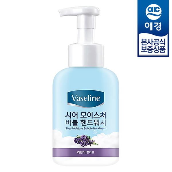 [애경] 바세린 시어 모이스처 버블 핸드워시 500ml x 1개