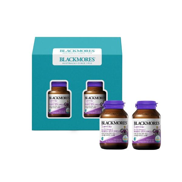 블랙모어스 슈퍼키즈 에이플러스 rTG오메가3 90ct x 2병
