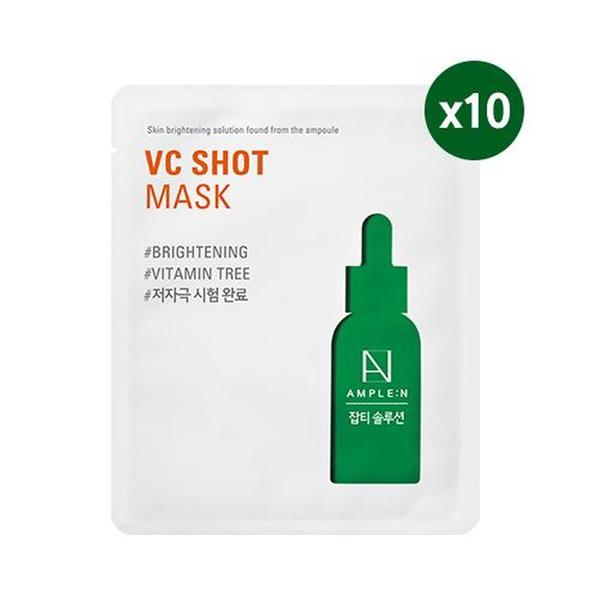 [코리아나] 앰플엔 VC샷 마스크 10매