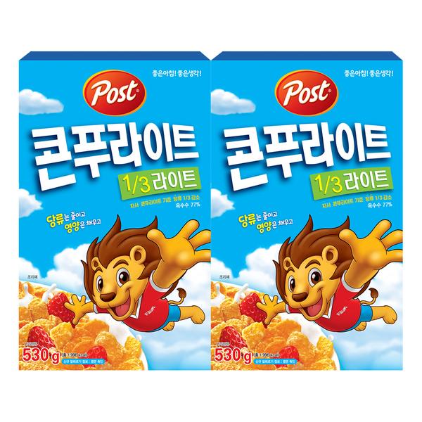 포스트 콘푸라이트 1/3 슈가라이트 530g 2개