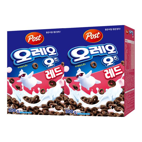  포스트 오레오 오즈 레드 500g 2개