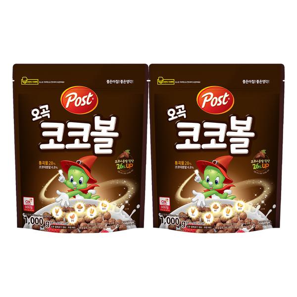 포스트 오곡 코코볼 1000g 2개