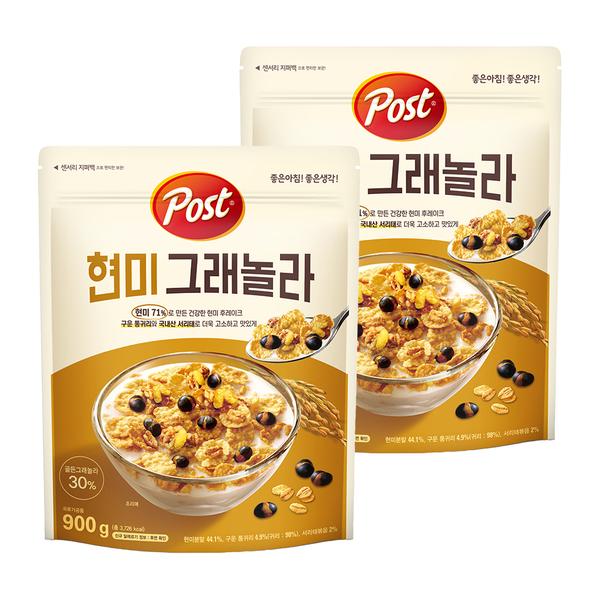 포스트 그래놀라 현미 900g 2개