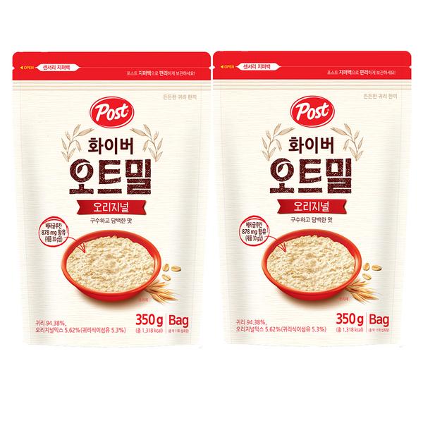  포스트 화이버 오트밀 오리지널 350g 2개 