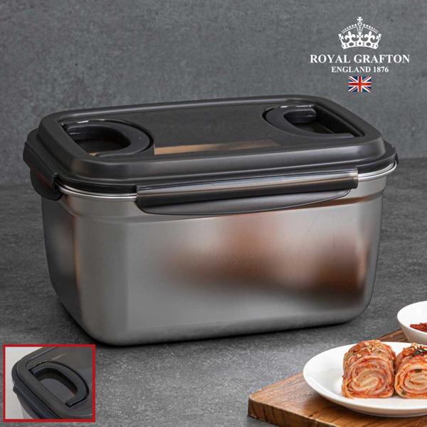 [로얄그래프톤] 스텐 밀폐용기 9500ml