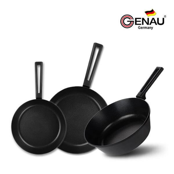 [제너] 펜슬러 인덕션 티타늄코팅 후라이팬 3종B (후라이팬 20cm, 후라이팬 28cm, 궁중팬 28cm)