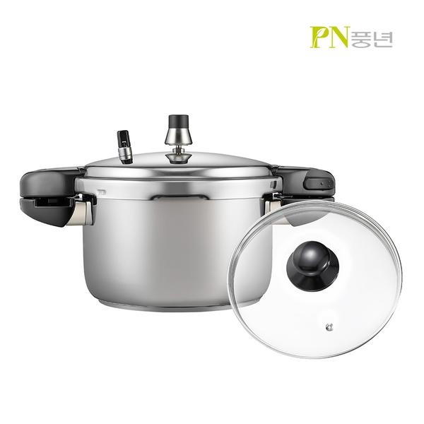 [PN풍년] 마레 인덕션 IH 디첼 압력솥 4.3L 8인용+ 유리뚜껑 MIDPC-08(IH)