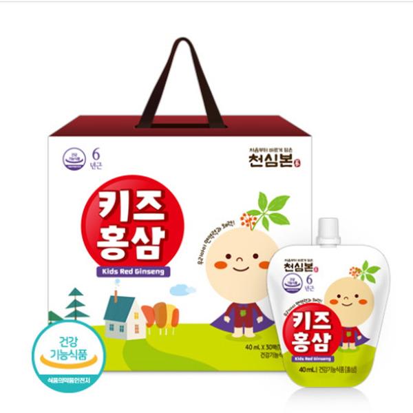 [천호엔케어] NEW 천심본 키즈홍삼 (40ml*30개입)