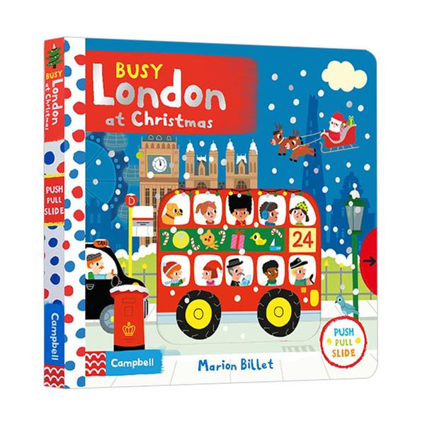 [원서] Busy Books Series : London at Christmas 크리스마스 런던(Board book, 영국판)