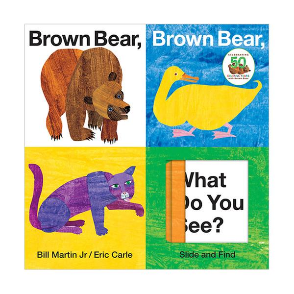 [원서] [Eric Carle ⓐ 에릭 칼]Brown Bear, Brown Bear, What Do You See? : Slide and Find (Board Book)