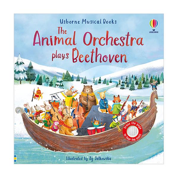 [원서] 어스본 The Animal Orchestra Plays Beethoven (Board book, UK)(어스본 사운드북)