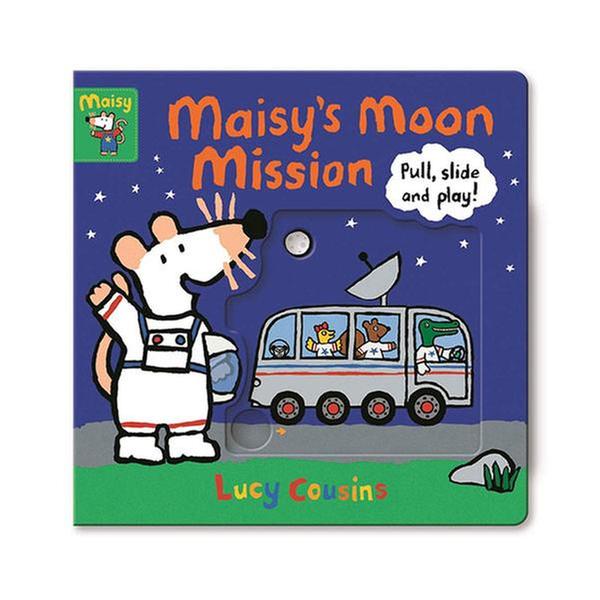 [원서] 메이지 보드북 Maisy's Moon Mission : Pull, Slide and Play! (영국판)