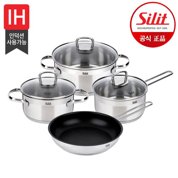 [실리트] 롬바르디아 냄비,후라이팬 4종(16편수+16L+20L+FP24)