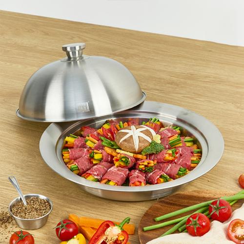 [VISKA] 비스카 스텐 돔 스티머 세트 35cm VK-DD2630S