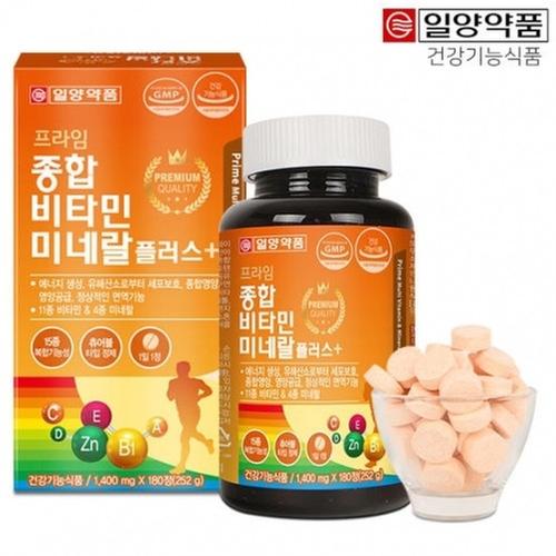 [일양약품] 프라임 종합 비타민 미네랄 플러스 1,400mgx 180정
