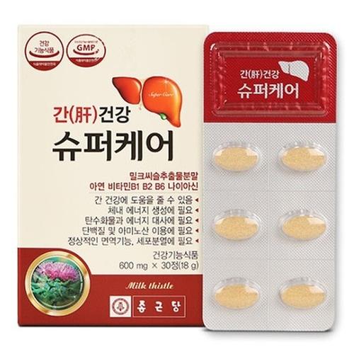 [종근당] 간건강 슈퍼케어 600mg x 30정