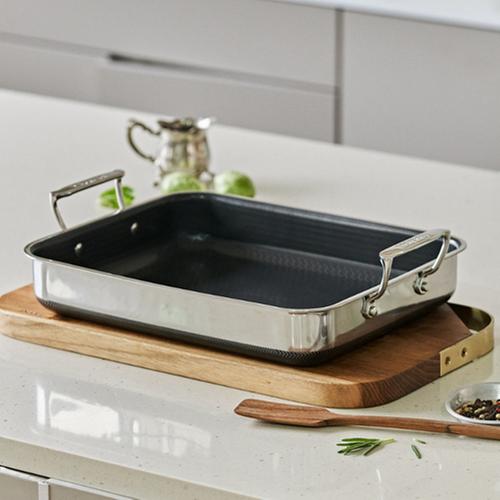 [Cookcell] 쿡셀 통3중 더블세라믹 IH인덕션 사각멀티팬 32cm