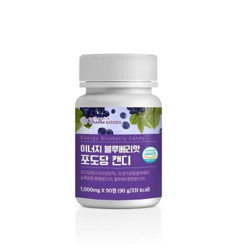  이너지 블루베리맛 포도당캔디 90정