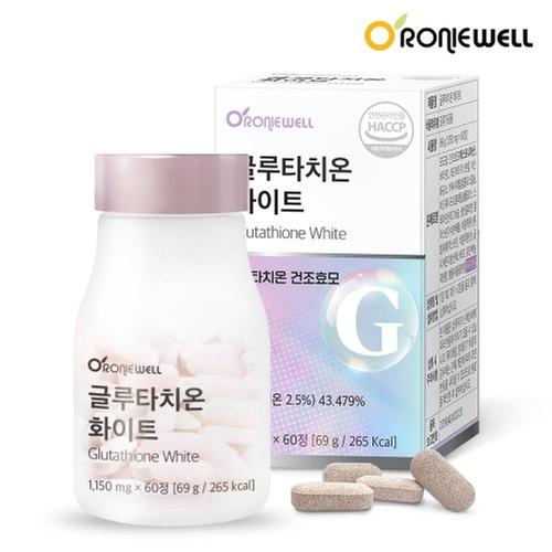 [로니웰] 글루타치온 화이트 1,150mg x 60정