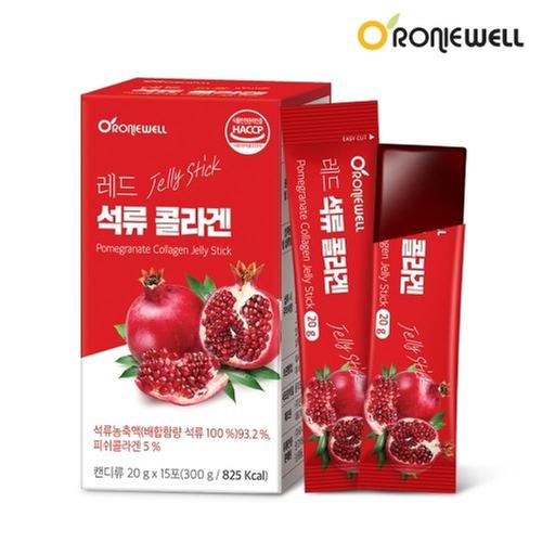 [로니웰] 레드 석류 콜라겐 20g x 15포